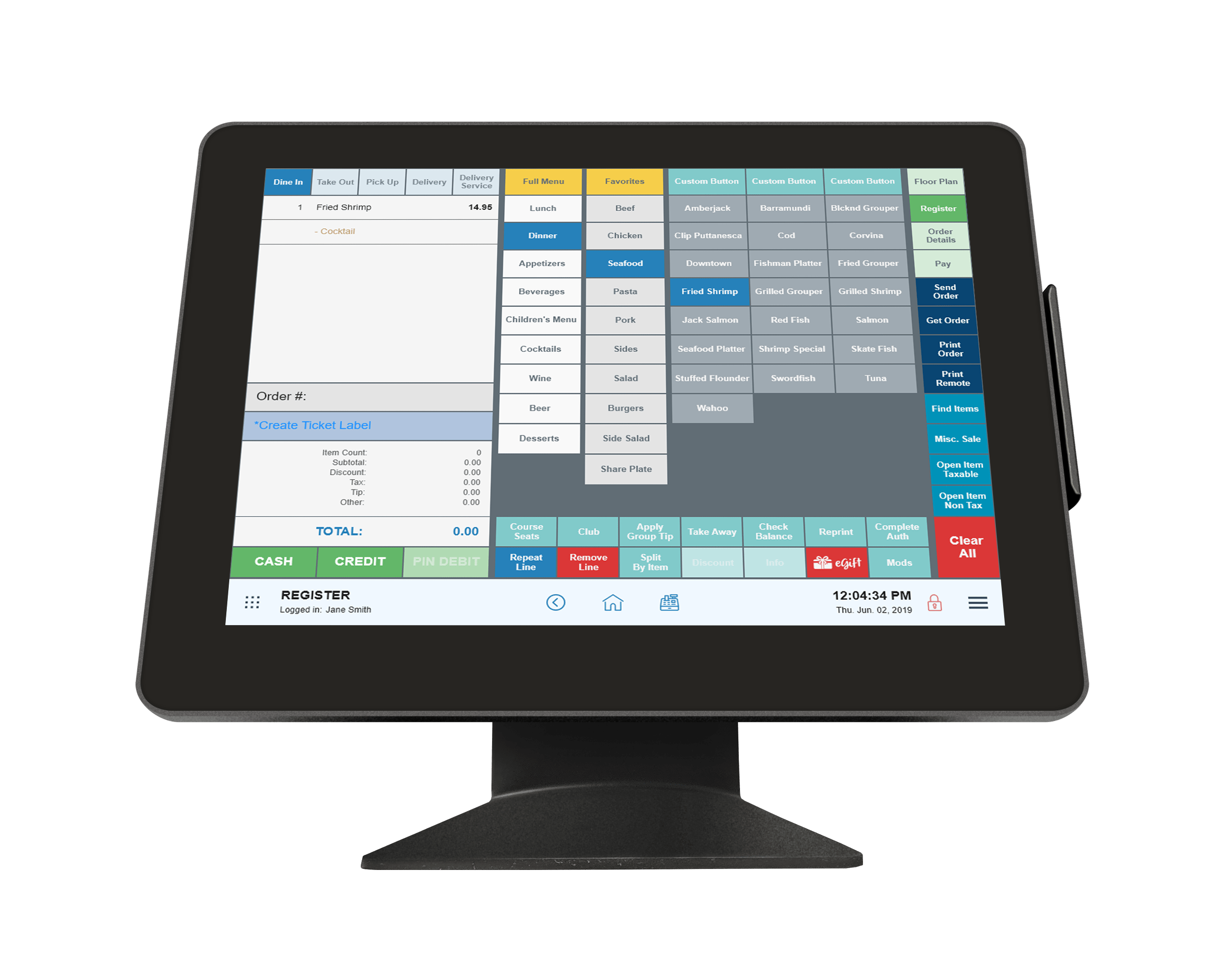 Exatouch POS system