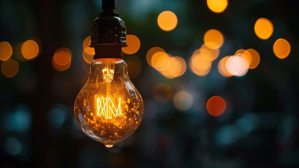 light bulb representing startup business ideas